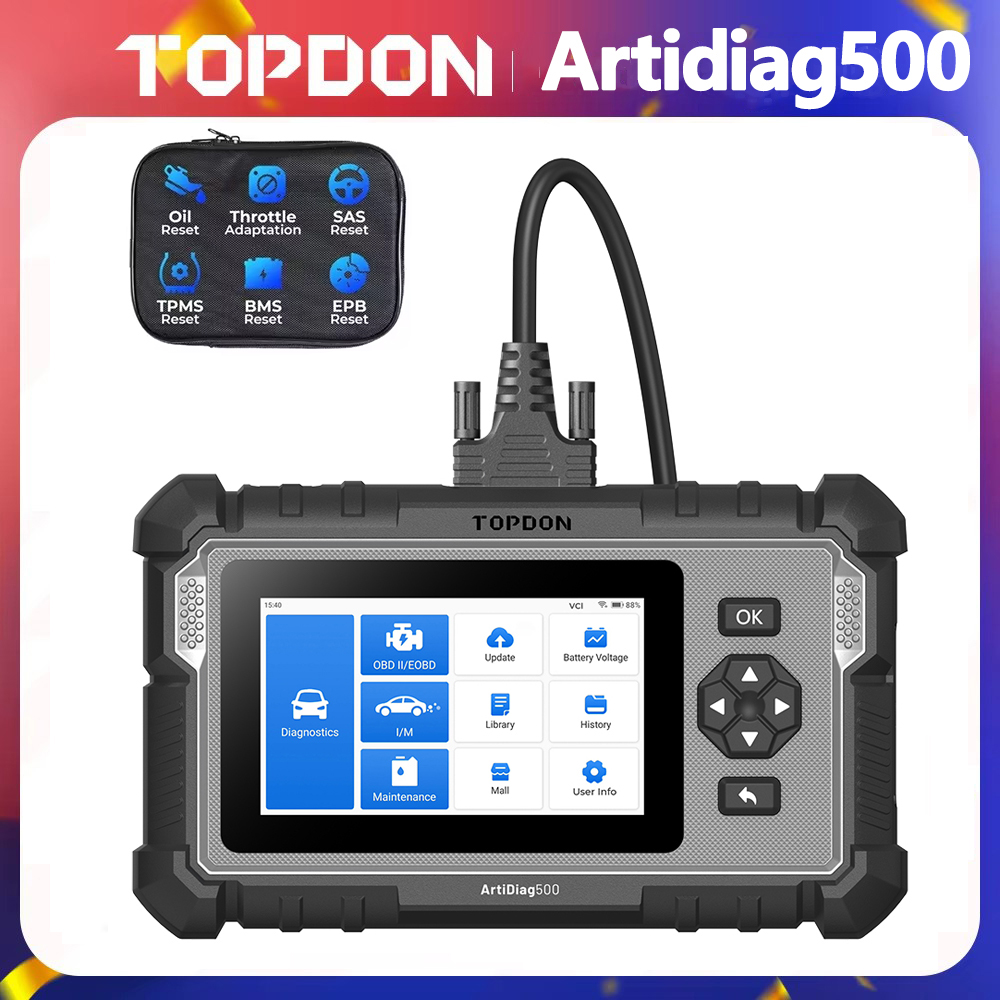 Topdon Tc001 Thermal Camera - Topdon ArtiDiag500 أداة تشخيص السيارة جميع