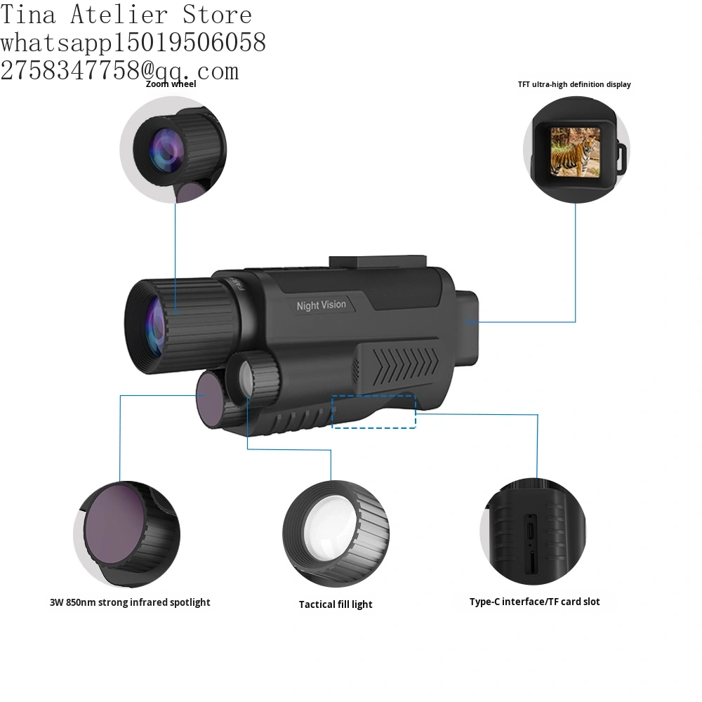 Z9001 منظار حراري أحادي العين  - مراجعة Thermal Scope Night Vision Monocular وسعره