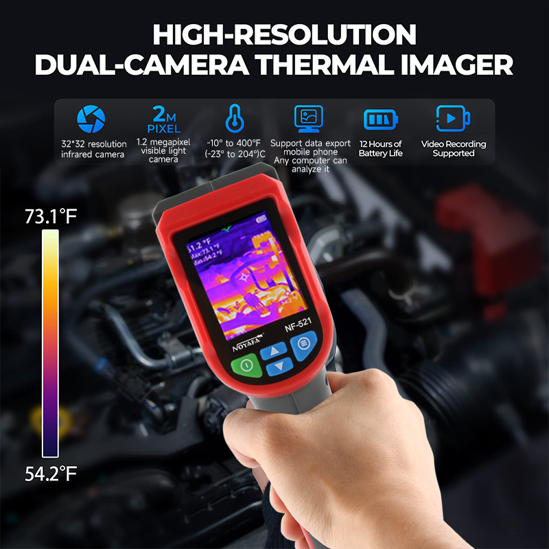 كاميرا تصوير حراري محمولة صناع - مراجعة Nf 521 Thermal Imaging Camera وسعره